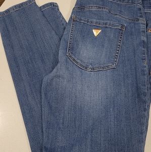 Guess high rise skinny jeans